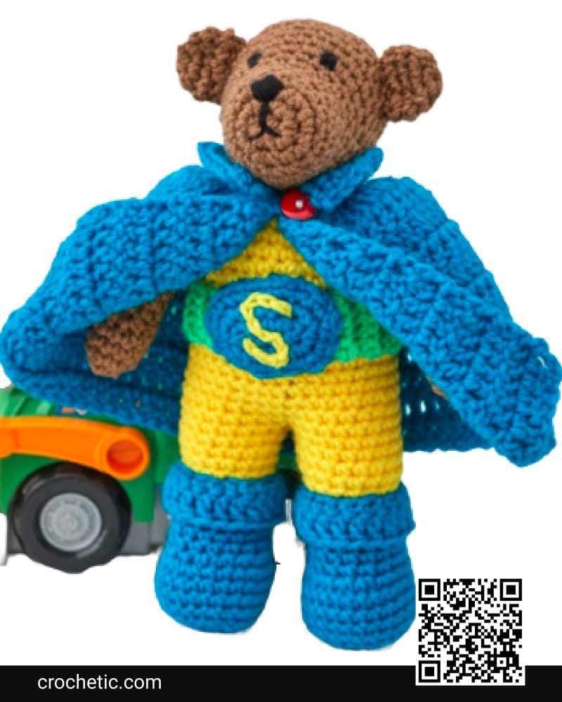 Super Hero Bear Set - Crochet Pattern