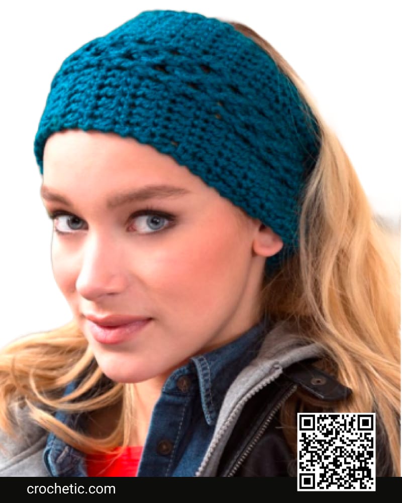 Wide Vortex Headwarmer - Crochet Pattern
