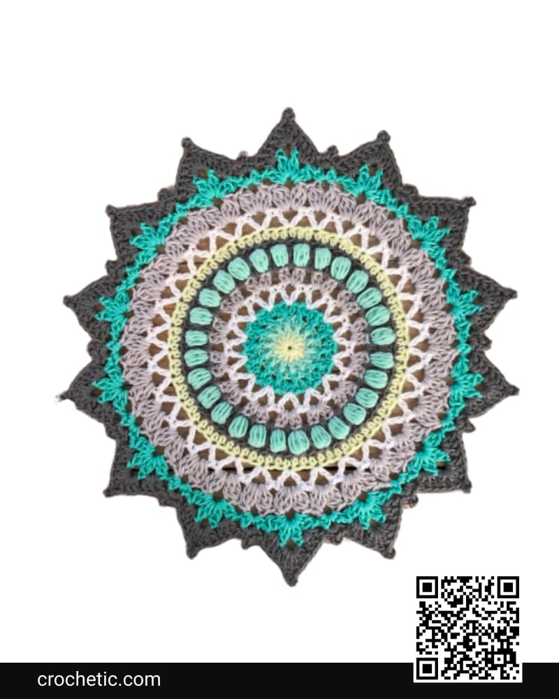 Sunflower Mandala - Crochet Pattern