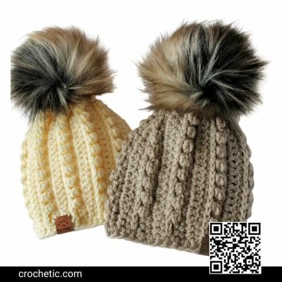 Easy Maisie Beanie Hat - Crochet Pattern