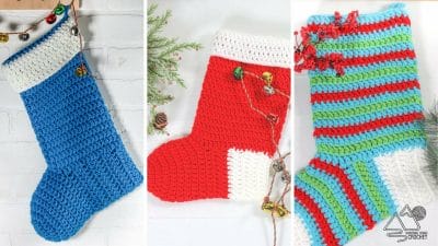  1 Hour Crochet Stocking - Free Pattern