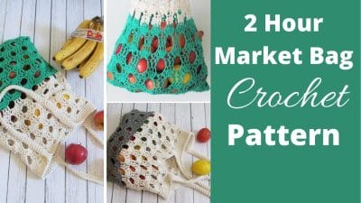 2 Hour Crochet Market Bag - Free Pattern