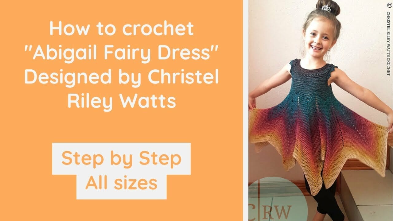 Abigail Fairy Dress Crochet Tutorial - Free Pattern - Crochet Patterns for Tops, Hats & More Abigail Fairy Dress Crochet Tutorial - Free Pattern - Crochet Patterns for Tops, Hats & More