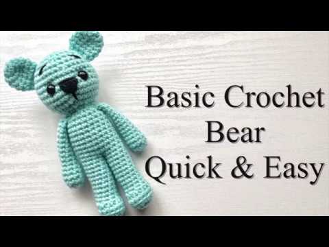   Quick and Easy Basic Crochet Bear - Free Pattern
