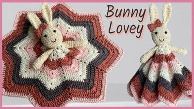 Bunny Lovey Blanket - Free Pattern