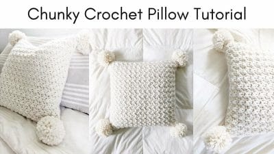 Chunky Crochet Pillow for Beginners - Free Pattern
