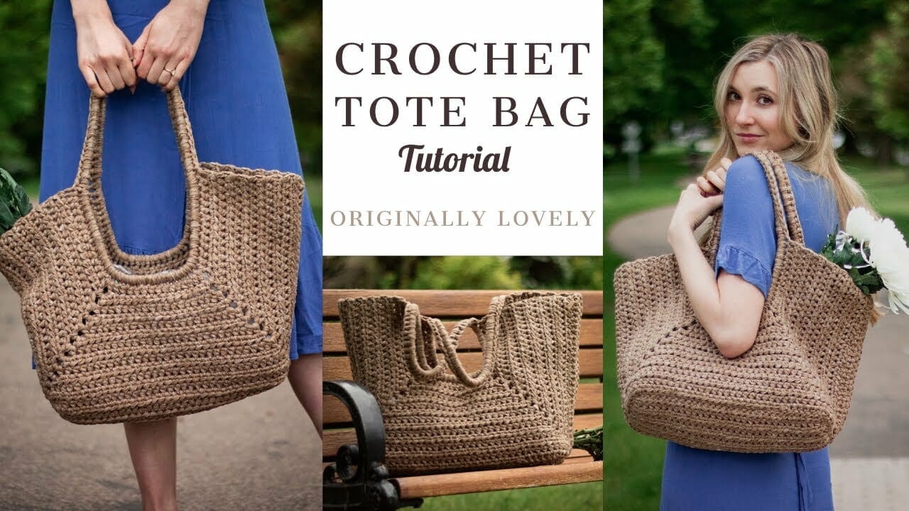 Cove Crochet Tote Bag Tutorial - Free pattern