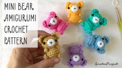 Crochet Amigurumi Mini Bear - Free Pattern