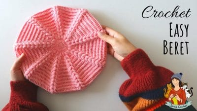 Crochet An Easy Beret Hat - Free Pattern