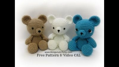 Crochet Bear Video Tutorial - Free Pattern