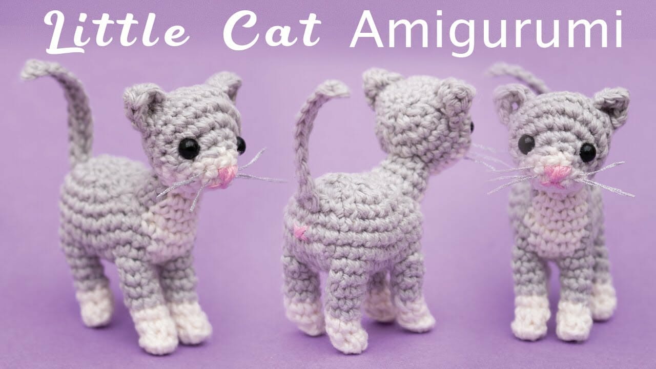 Crochet Cat Amigurumi Tutorial - Free pattern