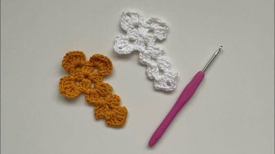 Crochet Cross Granny Square - Free Pattern