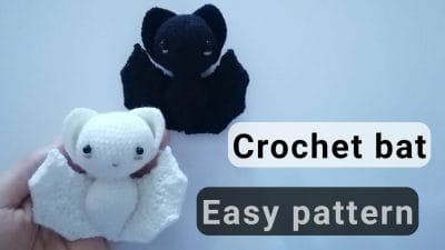 Crochet Cute Bat for Beginners - Free Pattern