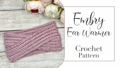 Crochet Ear Warmer Tutorial - Free Pattern