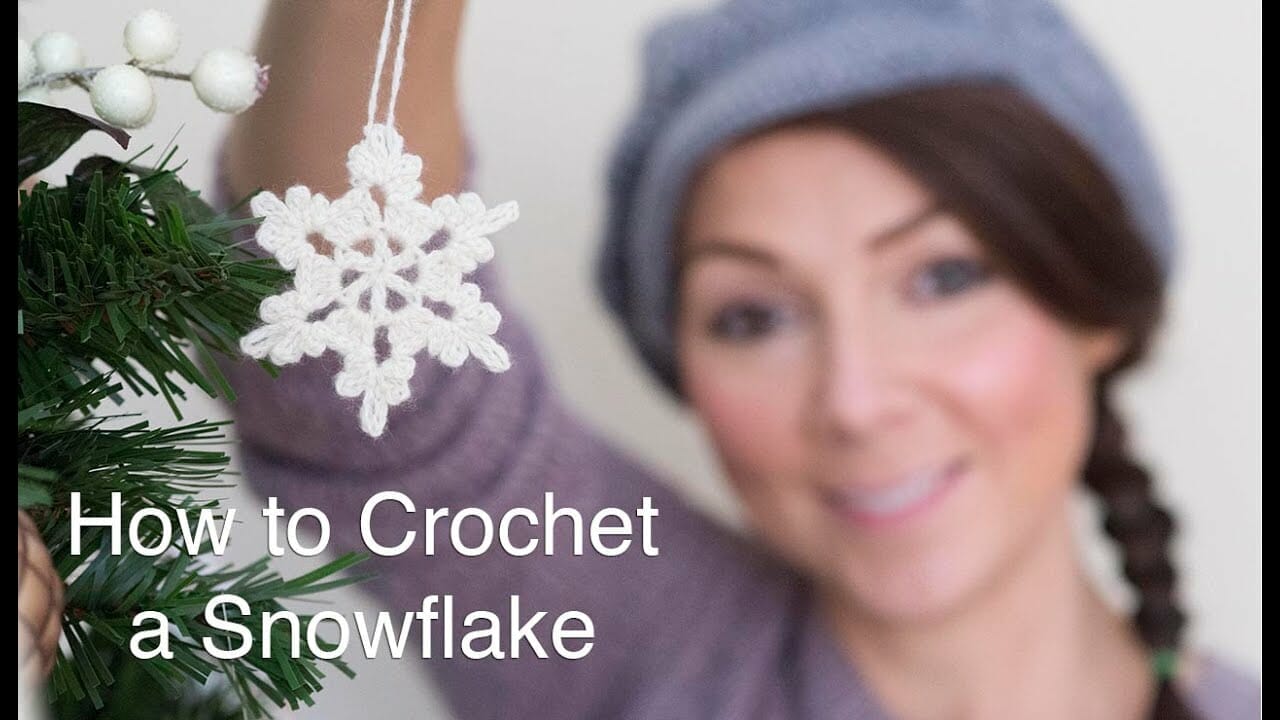 Crochet Elegant Snowflake Tutorial - Free Pattern