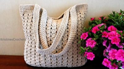 Crochet Everyday Tote Bag Tutorial - Free Pattern
