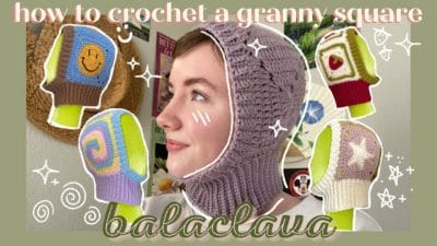  Crochet Granny Square Balaclava - Free pattern