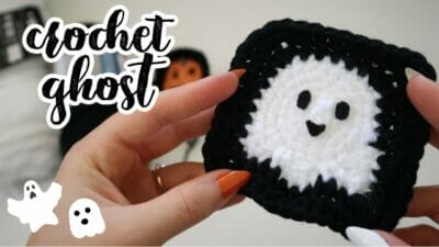 Crochet Granny Square Ghost - Free Pattern