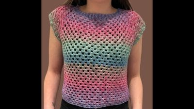 Crochet Granny Square Top - Free Pattern