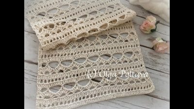  Crochet Lacy Summer Scarf - Free Pattern