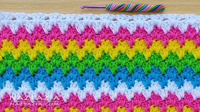 Crochet Mini Zigzag Stitch Tutorial - Free Pattern