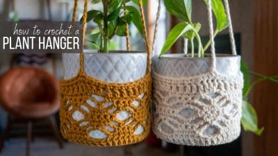 Crochet Plant Hanger Companion Video - Free Pattern