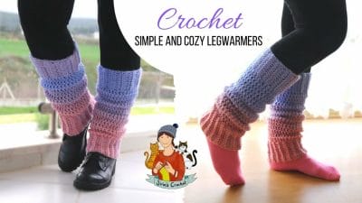 Crochet Simple And Cozy Legwarmers - Free Pattern