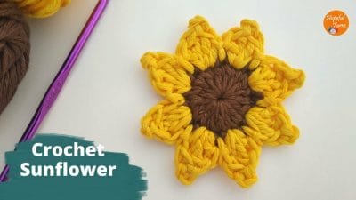Crochet Sunflower Tutorial for Beginners - Free Pattern