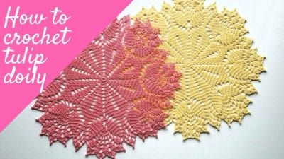 Crochet Tulip Doily - Free Pattern