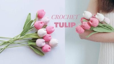 Crochet Tulip Flowers Friendly Tutorial - Free Pattern