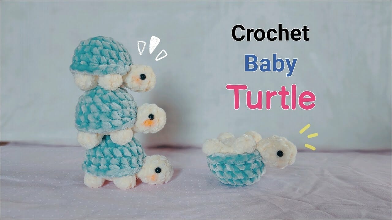 Crochet Turtle Beginner Tutorial - Free Pattern