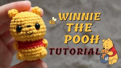 Crochet Winnie the Pooh Keychain - Free Pattern