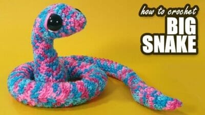 Crochet a Full Sized Snake - Free Pattern