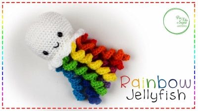 Crochet a Rainbow Jellyfish - Free Pattern