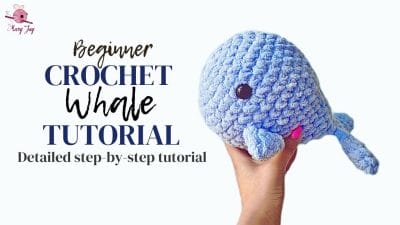 Crochet a Simple Whale for Beginners - Free Pattern