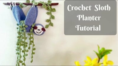 Crochet a Sloth Planter - Free Pattern