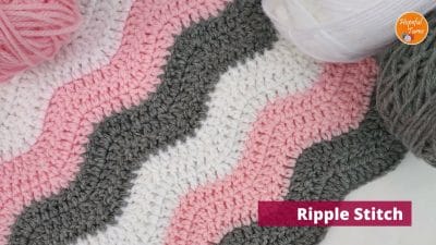 Crochet an Easy Chevron Zig Zag Baby Blanket - Free Pattern
