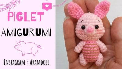 Crocheting Whimsical Piglet Amigurumi - Free Pattern