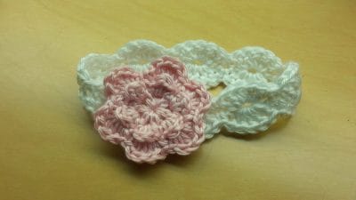 Easy Crochet Baby Headband - Free Tutorial