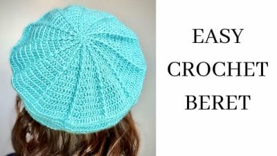 Easy Crochet Beret Hat for Beginners - Free Pattern