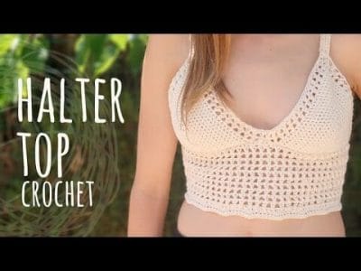 Easy Crochet Halter Top Tutorial - Free Pattern