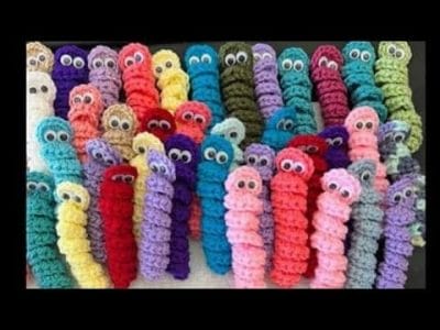 Easy Crochet Making a Worry Worm - Free Pattern