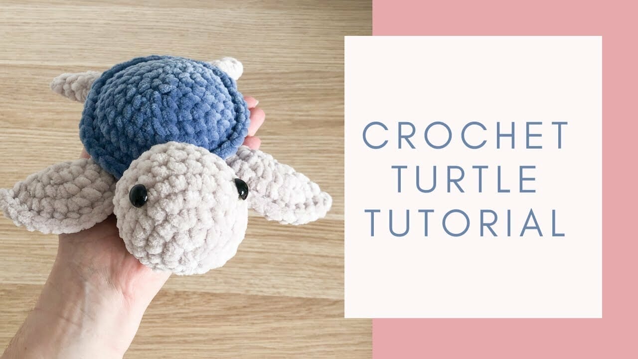 Easy Crochet Turtle Tutorial - Free Pattern