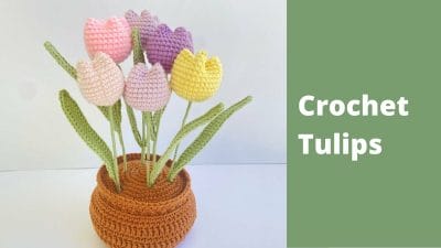 Elegant Crochet Tulip Bouquet - Free pattern