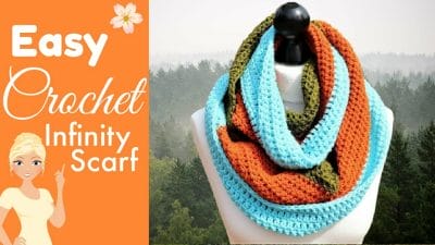 Everlasting Infinity Scarf Crochet Tutorial - Free Pattern