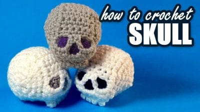 Fast, Easy Crochet Skull - Free Pattern