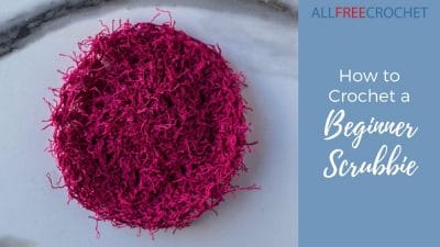 How to Crochet a Beginner Scrubbie - Free Pattern