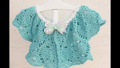 How to Make a Girl's Crochet Bolero - Free Pattern