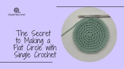 Making a Flat Circle with Single Crochet - Free Pattern
