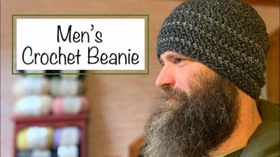 Men’s Crochet Beanie - Free Pattern